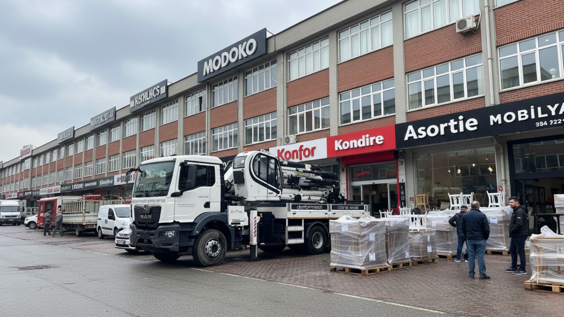  Modoko (Mobilyacılar Sitesi) Vinç Kiralama 